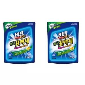 비트 세탁세제 산소표백제 1.5kg 2개입 주방청소 청소 다목적 (WAB085A)