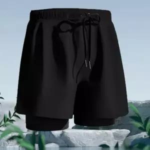 좋은 남자 반바지 레깅스 일체형 비치바지 LM-0367