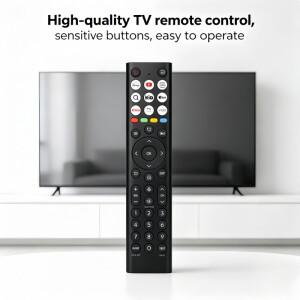 ERF2B38H 하이센스 스마트 호환 TV 43A7Q 50A7Q 55E8Q 85U7Q 55A7Q용 교체 리모컨 (음성 기능 없음)