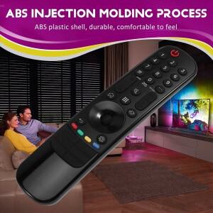 LG호환 스마트 호환 TV -용 A26Z 교환형 음성 매직 리모컨 (넷플릭스/프라임 호환 비디오/슬링/알렉사 지원