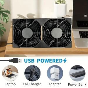 라우터 냉각 팬 DIY PC 쿨러 TV 박스 무선 조용한 DC 5V USB 전원 120mm 240mm 12CM W/나사 보호 네트.