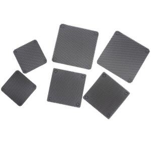컴퓨터 선풍기 필터 메쉬 PC 먼지 네트 방진 냉각 초미세 커버 스크린 12x12cm 로트당 5 개