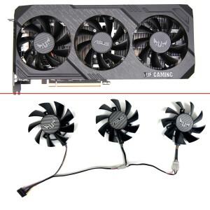 75MM T 128015 BU PLA08015S12HH 그래픽 냉각 팬 TUF 게이밍 X3 RX5600 RX5700XT ASUS RX 5700 XT