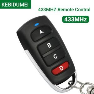 KEBIDUMEI 무선 RF 433M 호환hz 원격 제어 복사 코드 차고 문 게이트 433 Mhz 전기 오프너 자동차 용 키 리