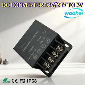 12V 24V를 5V 5A 10A 15A로 변환하는 DC-DC 컨버터 스텝다운 전압 레귤레이터 벅 모듈 변압기 자동차용 전