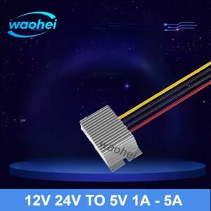 DC 12V 24V 5V 1A-5A로 다운컨버터 모듈 입력 전압 8-36V 5A 25W로 전환 전원 조절기 CE