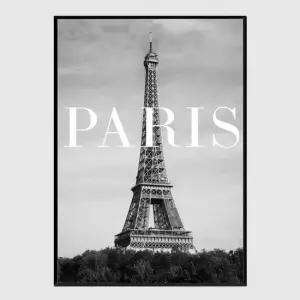 모던 인테리어액자 Paris Text 2 A2사이즈 그림액자 거실액자