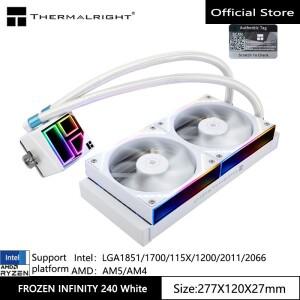 Thermalright FROZEN INFINITY 240 올인원 수냉식 라디에이터 TL-M12 무한 판타지 팬 포함 A1700/AM5/AM4