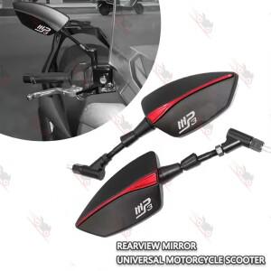 [호환품]PIAGGIO MP3 125 250 300 400 500 바이크 오토바이 조정 가능 후면보기 미러 양방향 사이드 액세서