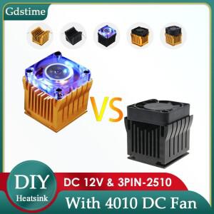 DIY 알루미늄 Northbridge 방열판 쿨러 마더 보드 라디에이터 4cm 팬 포함 PC 컴퓨터 케이스 사우스 노스