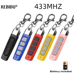 4CH 원격 제어 433M 호환Hz 자동차 키 차고 문 게이트 오프너 복사기 복제 코드 4 버튼 송신기