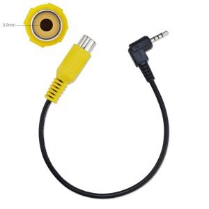 AV 입력 비디오 케이블 어댑터 2.5mm 남성 잭 플러그 - RCA 여성 커넥터 (GPS 및 후방 카메라 변환 와이어