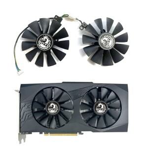 SOYO RX580 8GB 비디오 카드 쿨러 팬 교체용 새 85MM 4PIN T129215BU RX GPU