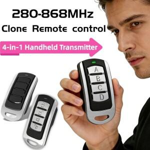 4in 1 휴대용 송신기 280-868MHz 고정 다중 주파수 복사기 코드 433M 호환Hz 차고 문 게이트 리모컨