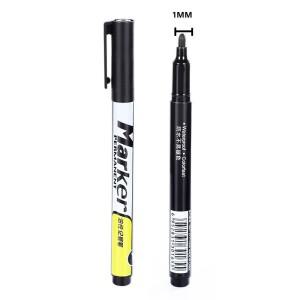 아트 페인팅 낙서용 1MM 방수 메탈 마커 흰색 페인트 펜 - 직물 목재 가죽용 영구