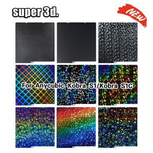 2025 Anycubic Kobra S1 베드 플레이트 264x276mm 콤보 빌드 양면 Peo Pet Pei 액세서리 3d 프린터 부품