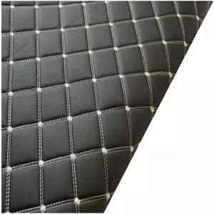 비닐 인조 가죽 퀼팅 패브릭 폼 DIY 공예 재봉차 쿠션 장식용 3mm 백업 홀리스티 시트 블랙 회색 라인