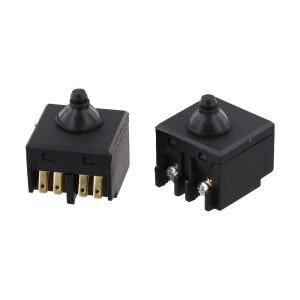 2pcs 앵글 그라인더 스위치 교체 부품 100 폴리 셔 액세서리 전동 공구 용 푸시 버튼