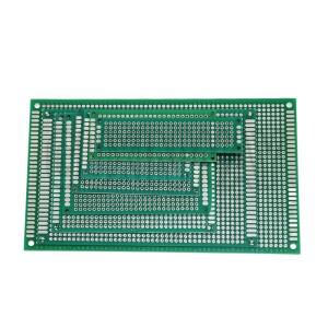 PCB 보드 프로토 타입 녹색 2x8/3x7/4x6/5x7/6x8/7x9/8x12/9x15cm DIY 납땜 프로젝트 용 양면 회로 기판