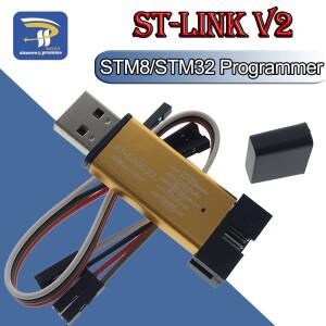 ST-Link V2 stlink Mini 호환 STM8 STM32 ST LINK 시뮬레이터 다운로드 프로그래밍(커버 포함)