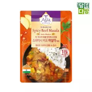 티아시아키친 스파이 비프 마살라 커리 170g X 12개 키틴 매운맛카레 대용량 즉석 즉석요리 간편조리