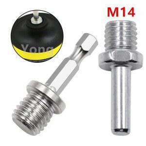 M14 전기 드릴 앵글 그라인더 연결로드 나사 14mm 어댑터 육각 막대 변환 바 척 커넥터 도구 1PC