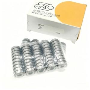 10PCS  원산지 EZO 스테인레스 스틸 플랜지 베어링 SFR4ZZ RKF8020X 6.35x15.875x4.978mm 프랑스 인치 미니