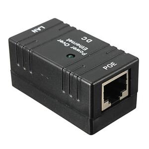 10M/100Mbp 이더넷 수동 POE 전원 RJ-45 인젝터 분배기 CCTV IP 카메라 네트워킹 Rj45 플러그 용 벽 장착