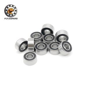 683RS 베어링 10PCS 3x7x3M 호환m ABEC-7 취미 전기 RC 자동차 트럭 RS 볼 검정색 밀봉