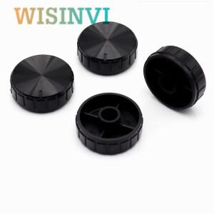 5PCS 24.5×9mm 플라스틱 스트라이프 전위차계 인코더 손잡이 증폭기 조정 캡 꽃 모양의 내부 구멍 6mm