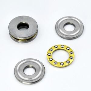 5pcs F8-22M 미니 스러스트 볼 베어링 7 f8 22m 11 공 8x22x7mm 내경 8mm 평면 소형 축