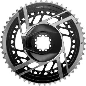 SRAM 레드 AXS 2X 파워 미터 체인링 키트 - 56/43t 2x12 속도 8볼트 다이렉트 마운트 블랙/실버 E1