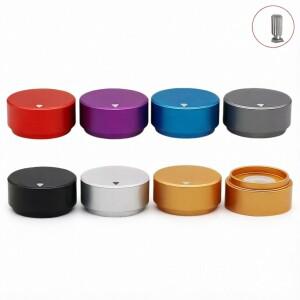 1PCS 22mm x 11mm 알루미늄 샌드블라스팅 노브 DIY HIFI 앰프 엔코더 스위치 캡 6mm 플라워 샤프트 볼륨 컨
