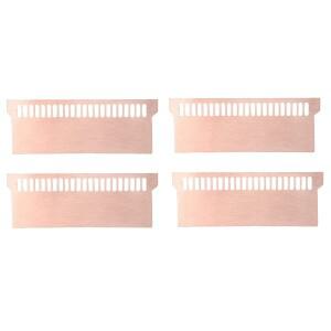 순수 구리 노트북 게이밍 메모리 방열판 냉각 라디에이터 RAM 쿨러 0.5mm 4 개