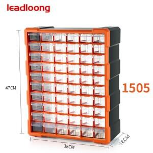 LEADLOONG 60 그리드 나사 부품 보관함 정리함 서랍  투명 액세서리 분류 캐비닛 도구 상자