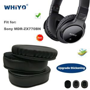 소니호환 MDR-ZX770BN MDR ZX 770BN BN 헤드셋 부품용 교체용 이어 패드 가죽 쿠션 벨벳 귀마개 슬리브 커