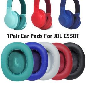 게임용 헤드셋 이어 패드 교체 쿠션 JBL 호환 E55BT 헤드폰 메모리 폼 이어패드 소프트 단백질 귀마개 듀얼
