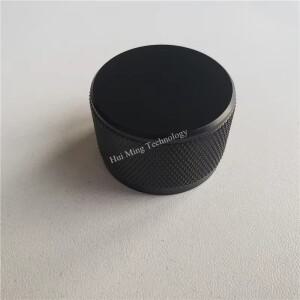 알루미늄 스틸 노브 널링 실버 솔리드 전위차계 캡 마크 없음 스위치 인코더 볼륨 컨트롤 앰프 35x22mm 2