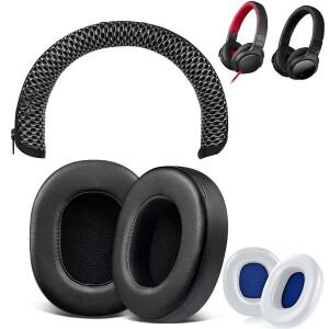 소니호환 MDR-ZX750AP MDR 헤드폰 교체용 이어패드 쿠션 커버 폼용 및 헤드밴드