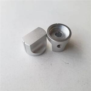 전위차계 손잡이용 알루미늄 덕빌 실버 20x15mm 캡 자동차 스위치 캡 인코더 앰프용 볼륨 컨트롤 2 개