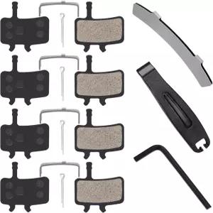 SRAM Avid BB7에 호환되는 4쌍의 자전거 브레이크 패드 3개의 설치 도구가 있는 5개의 7MTB 산악 전기