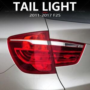 2011- F25 BMW 호환 X3 용 후면 LED 후미등 정지 브레이크 램프 전구 없음 63217217311