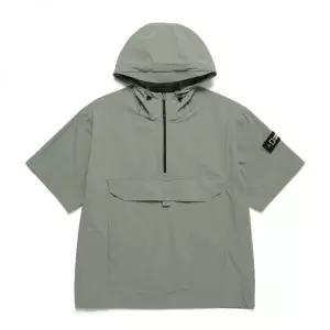 NATIONALGEOGRAPHIC N242UFT941 아델리 경량 우븐 스트레치 반팔 아노락 LICHEN KHAKI