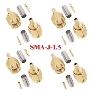 5/20PCS SMA 남성 여성 크림프 RG174 RG316 LMR100 WIFI 안테나 연장 케이블 동축 RF 커넥터