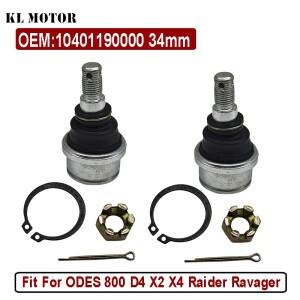 볼조인트 상단 전면 34mm 도미네이터 ODES 800 D4 X2 X4 레이더 레이버 쿼드 고 카트 10401190000 2 개