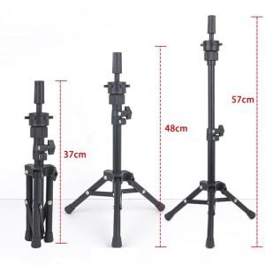 150cm 가발 스탠드 삼각대 마네킹 헤드 훈련 홀더 미용 클램프