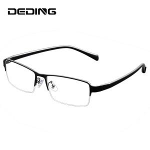 DEDING 60MM 세미 대형 안경 프레임 광학 하프 빅 헤드 메탈 사이즈 DD1455