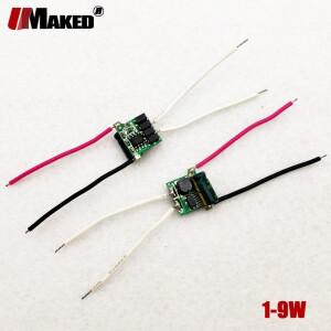 10개 LED 드라이버 AC/DC12V/24V 300mA 3x1W 4-7W 5CM 케이블 PCB 전원 공급 장치 조명 변압기 전구용