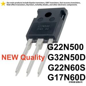10개  중 G20N50C G17N60D W23N60E TO-247 MOSFET