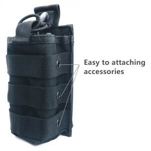 서바이벌 범용 라디오 홀스터 파우치 거치대 밀리터리 Molle 케이스 가방 Radtel RT-490 RT-630